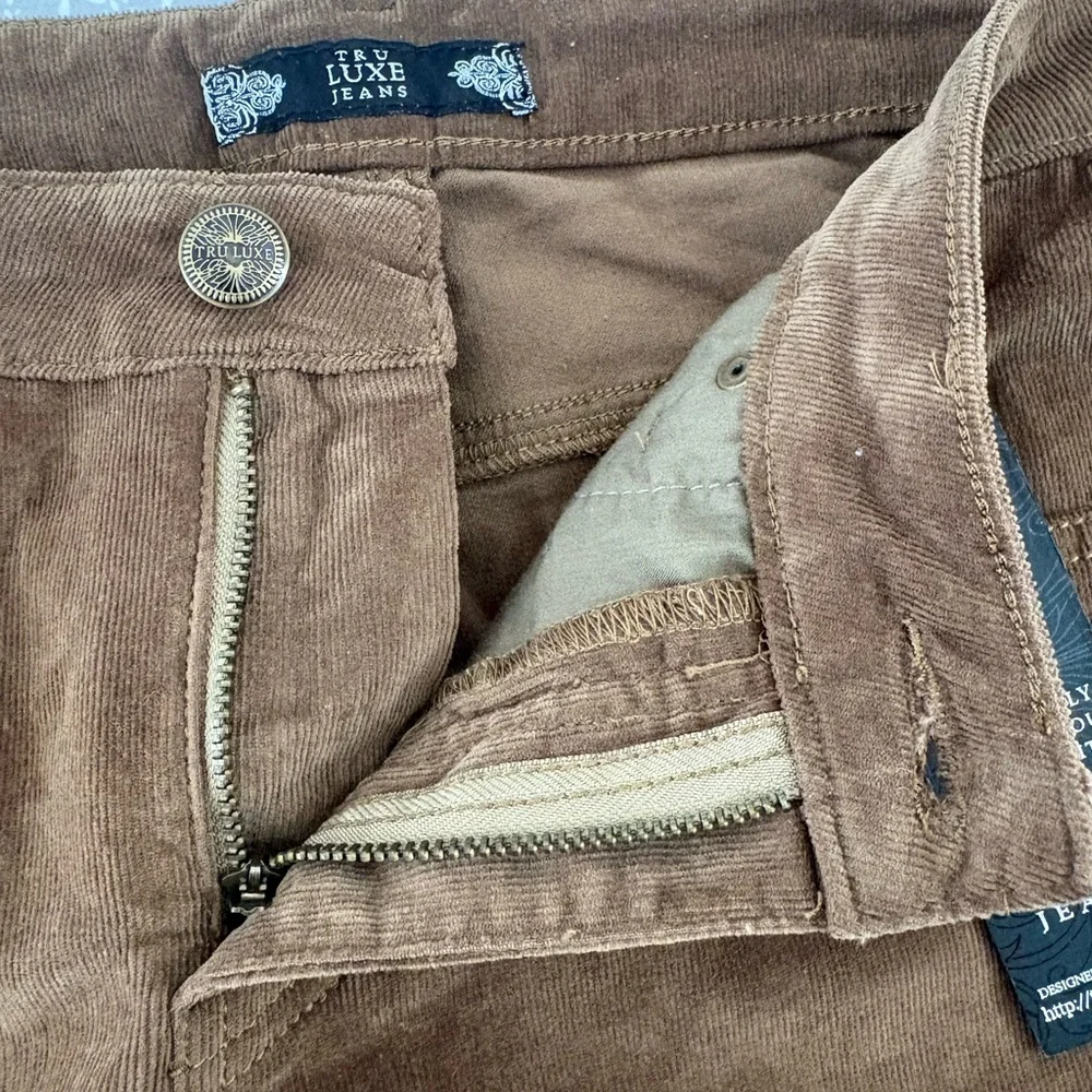 Tru Luxe Brown Corduroy Pants - Picture 13 of 13